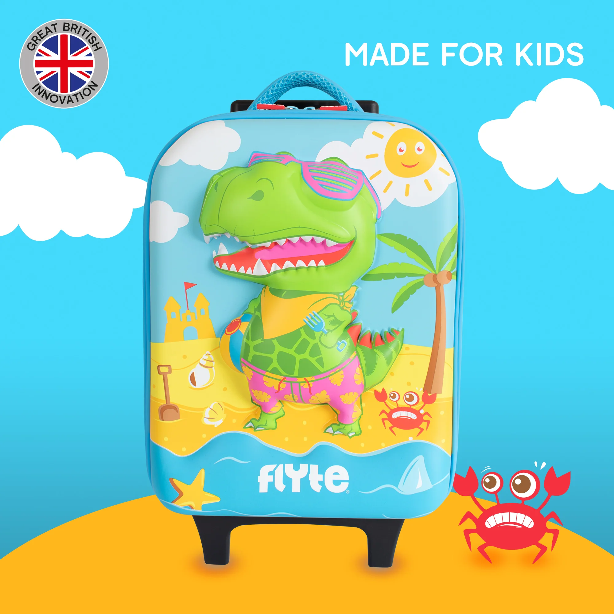 Flyte 2 Wheel 3D Hardtop Cabin Suitcase - Unicorn - Image 13