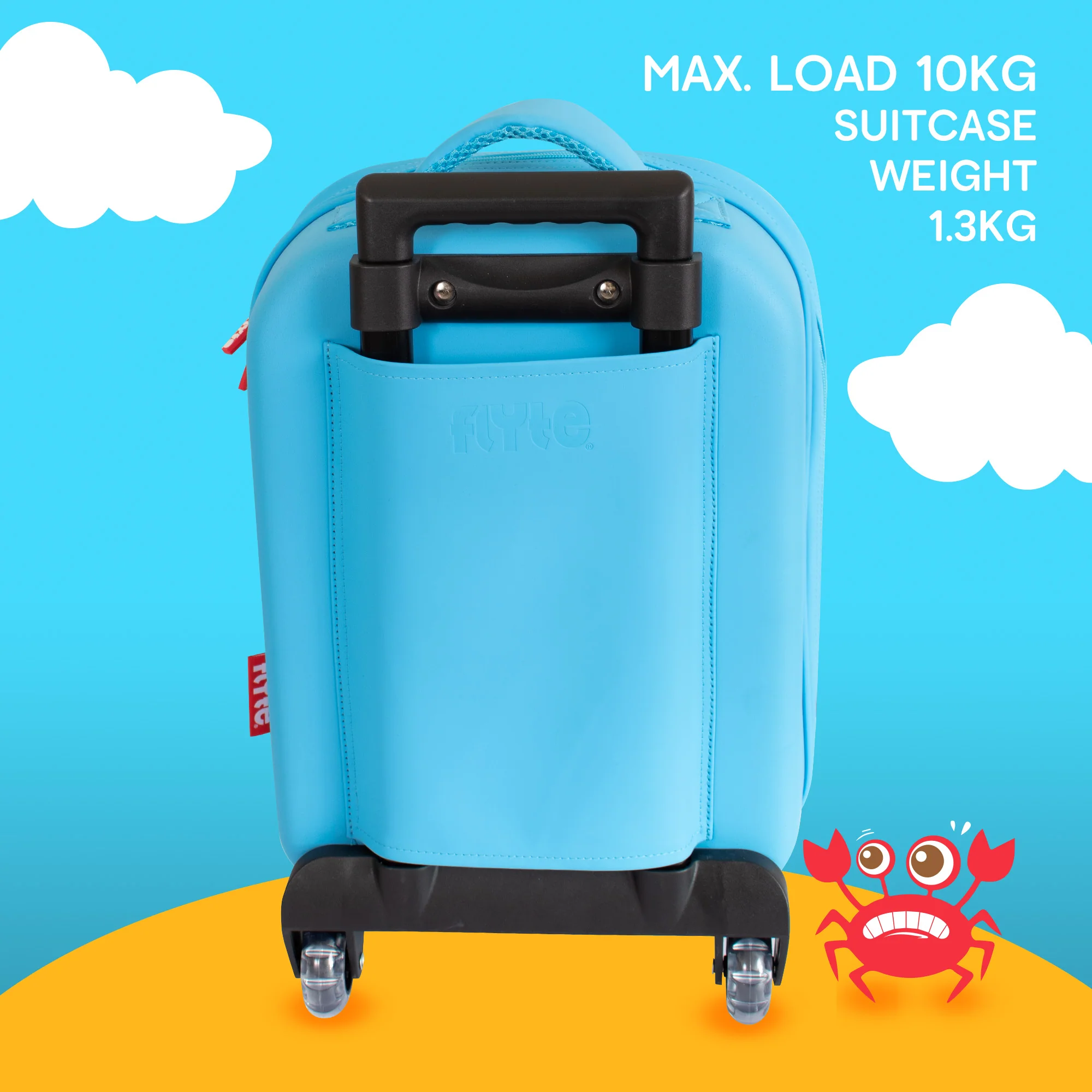 Flyte 2 Wheel 3D Hardtop Cabin Suitcase - Dinosaur - Image 6