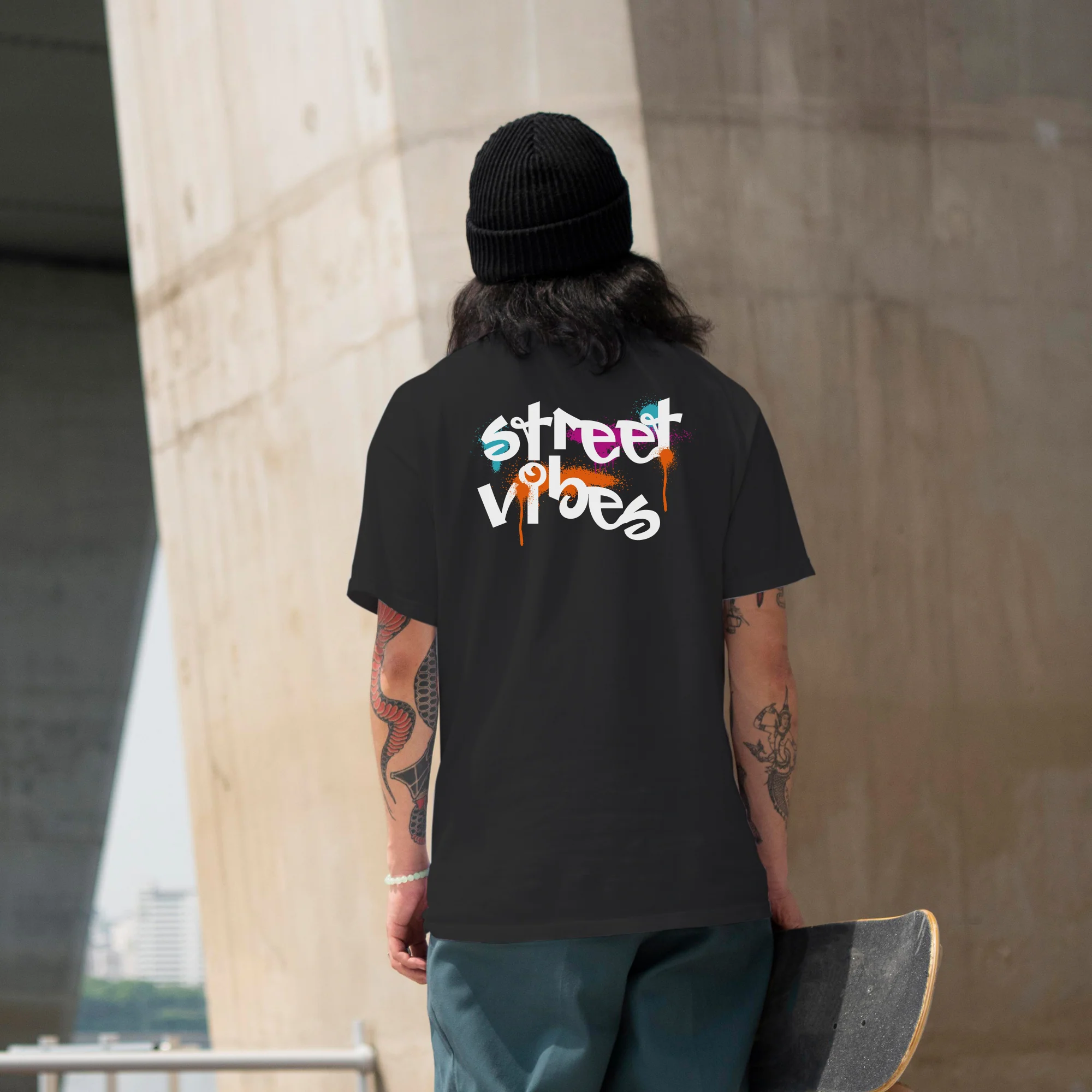 Zinc Youth's Organic T-Shirt Street Vibes - Image 2