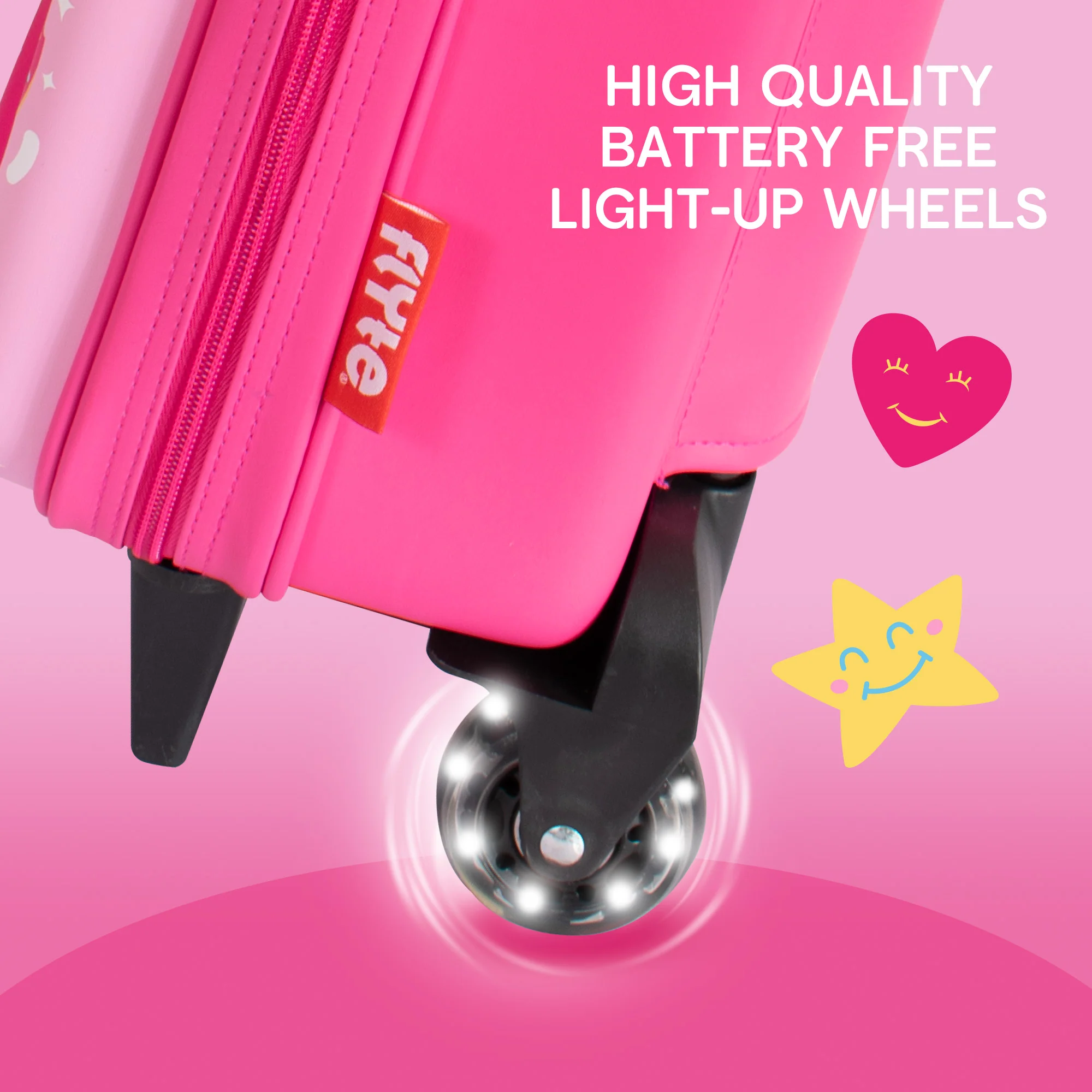 Flyte 2 Wheel 3D Hardtop Cabin Suitcase - Unicorn - Image 11