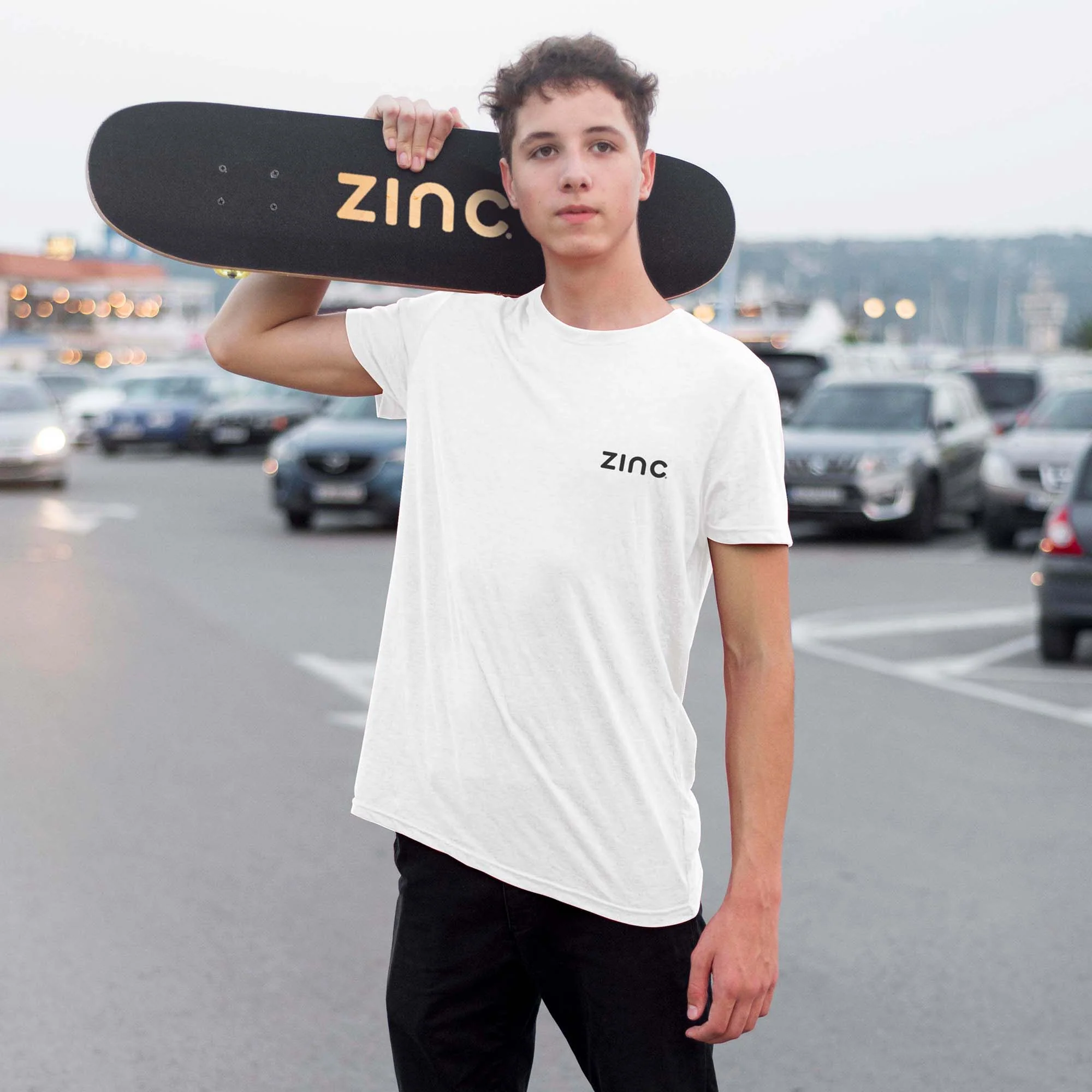 Zinc Adults Organic T-Shirt Hang Loose - Image 3