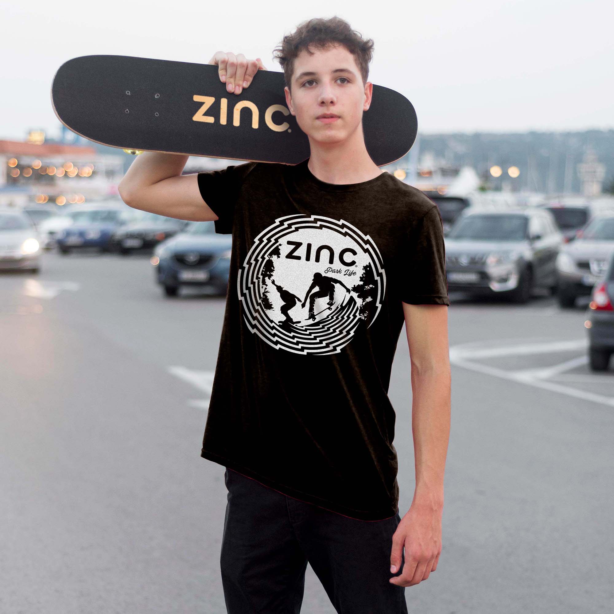 Zinc Adults Organic T-Shirt Park Life - Image 5