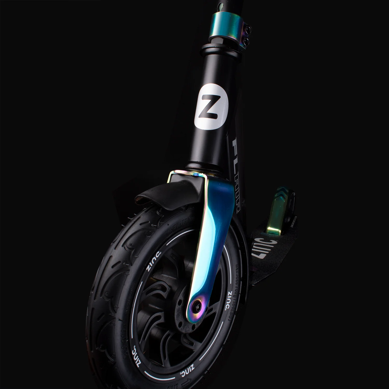 Zinc Big Wheeled Folding Flair Tyre Scooter - Image 3