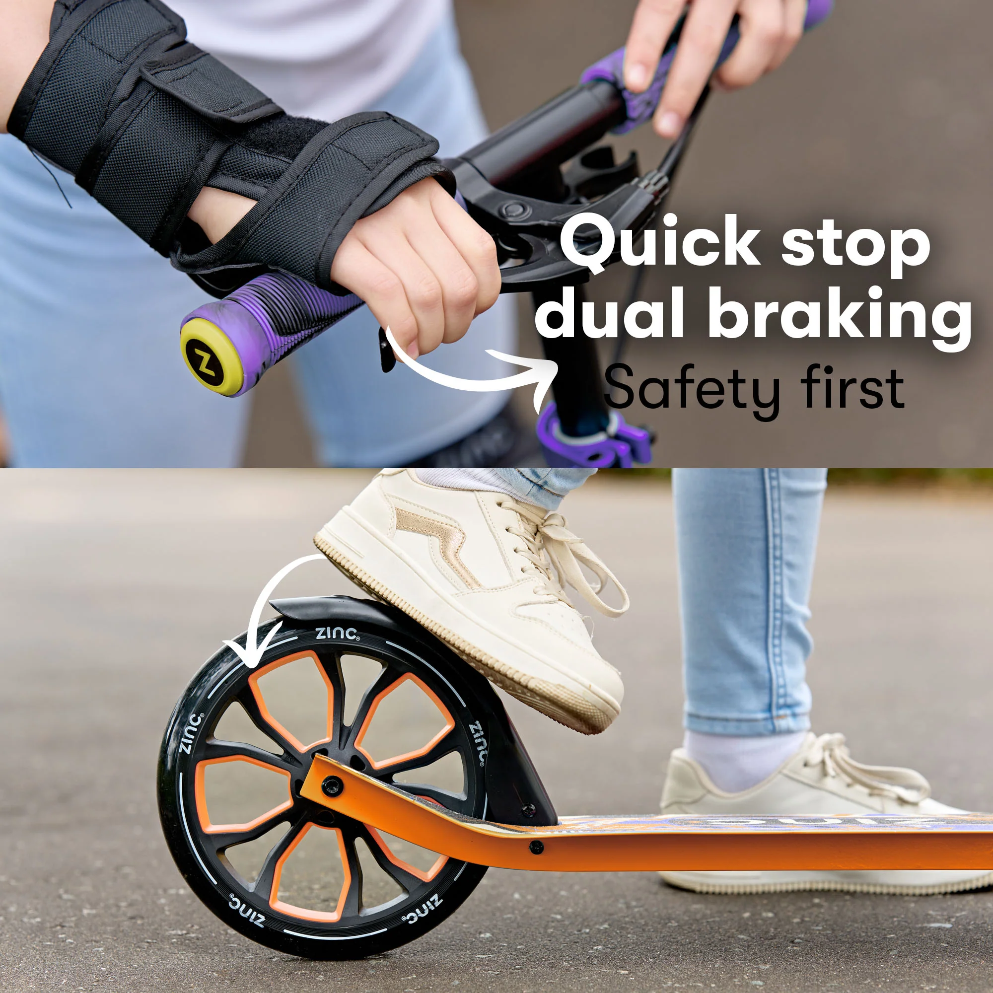 Zinc Big Wheel Folding Verge Pro Scooter - Image 18