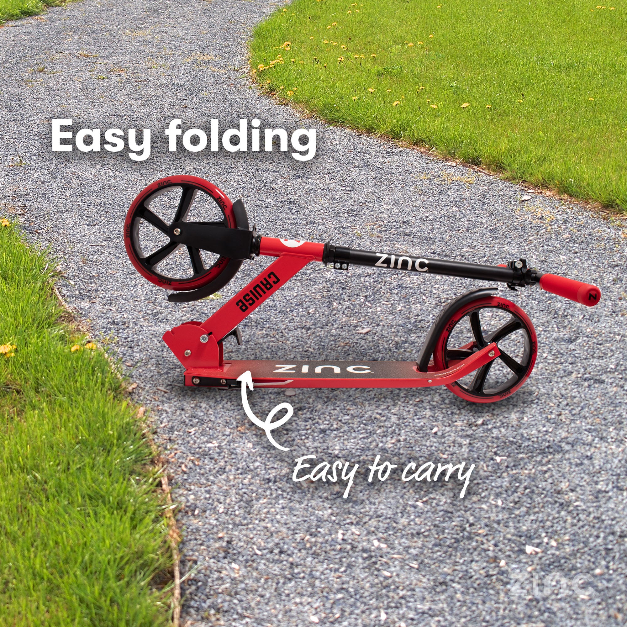 Zinc Cruise Big Wheel Folding Scooter - Image 19