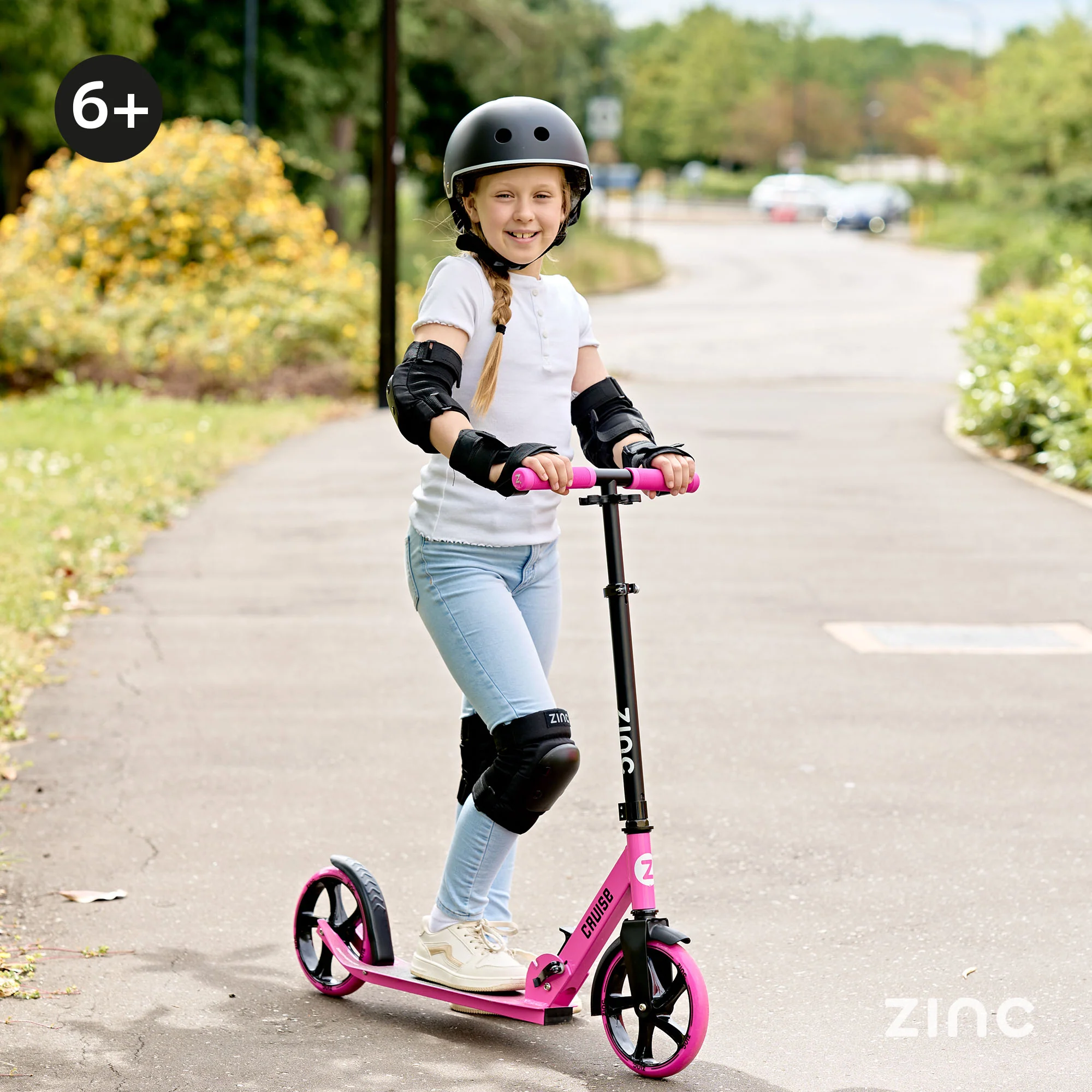 Zinc Cruise Big Wheel Folding Scooter - Image 2