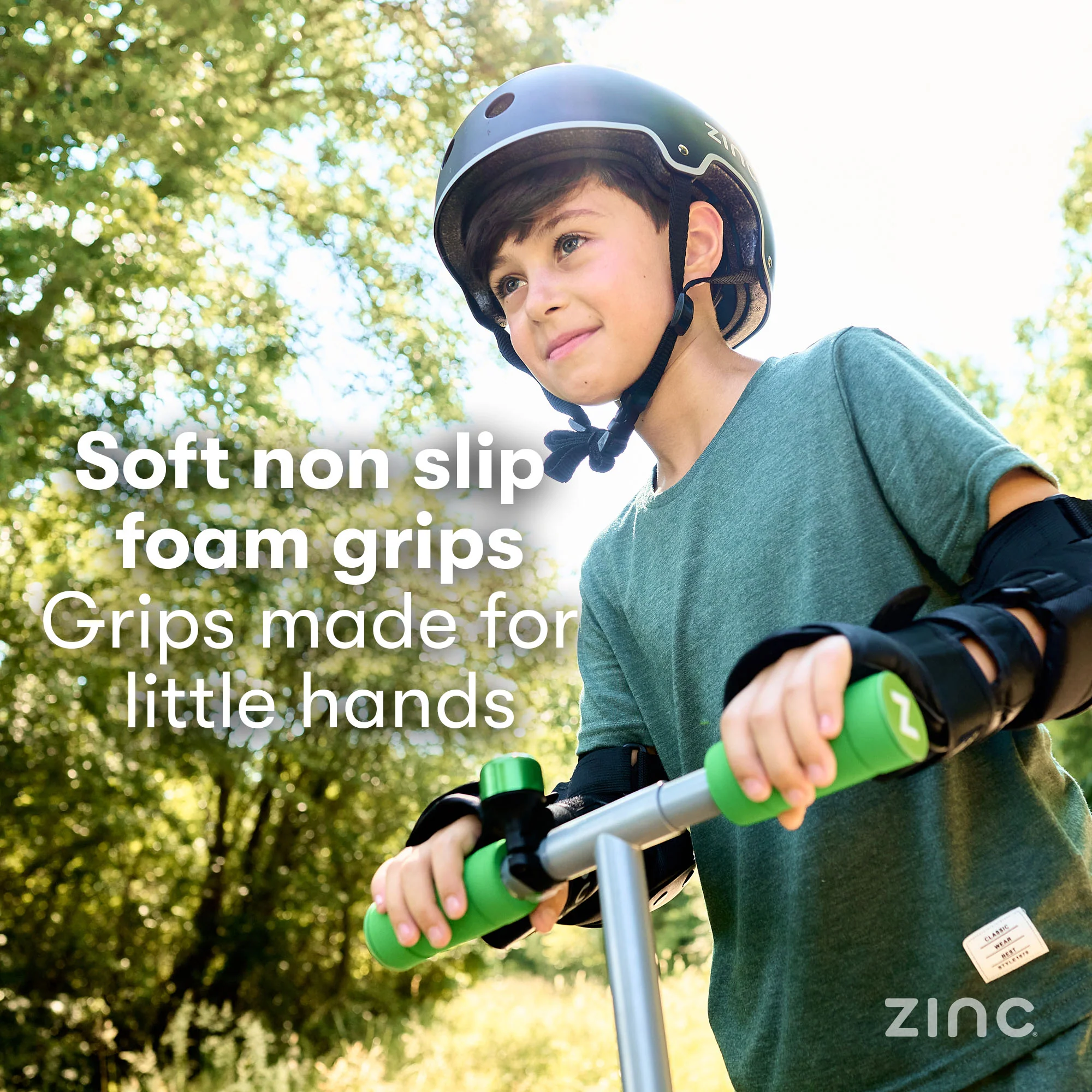 Zinc Dino Folding Two Wheeled Scooter with Light Up Wheels - Image 8