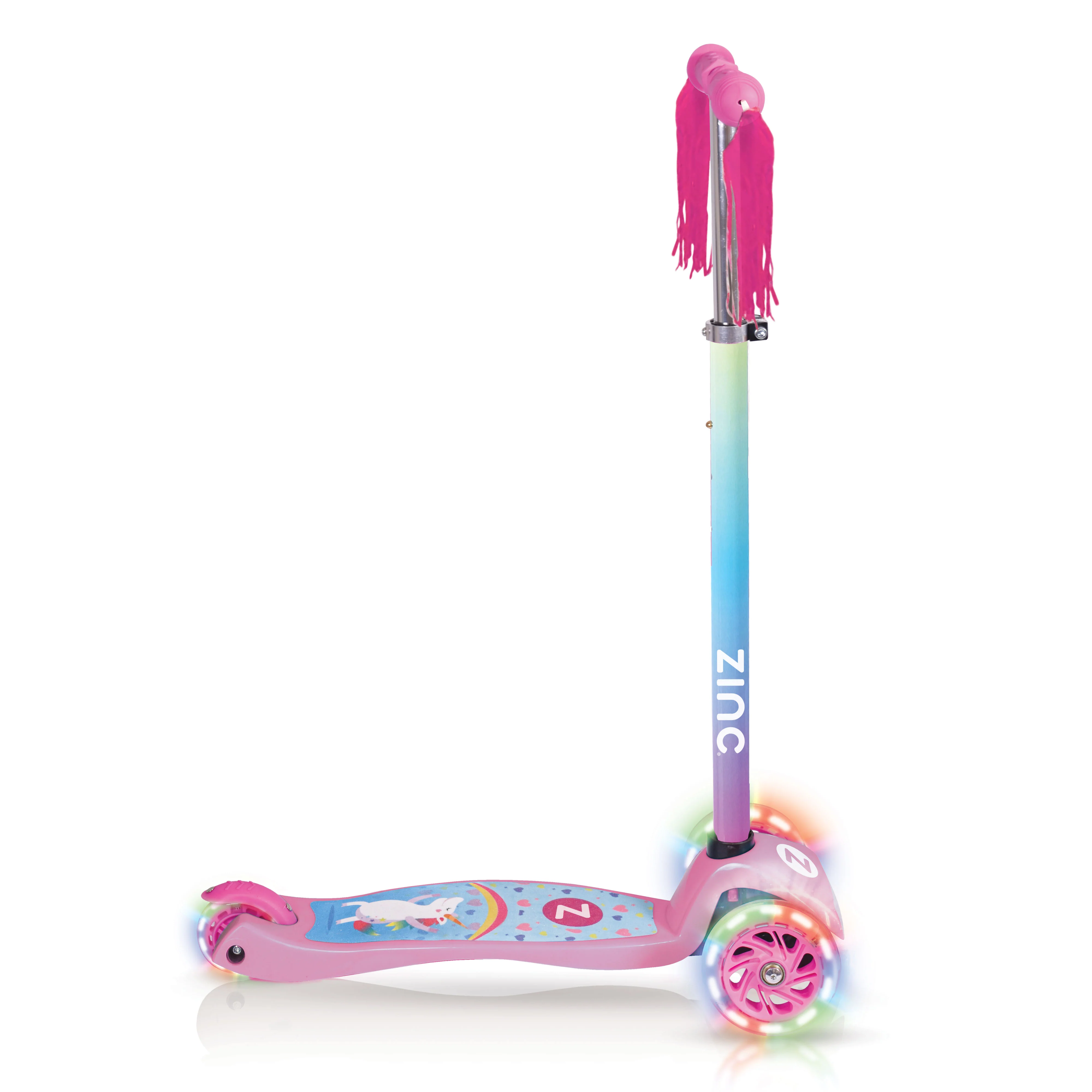 Zinc Three Wheel Explorer Scooter with Light Up Wheels - Image 4