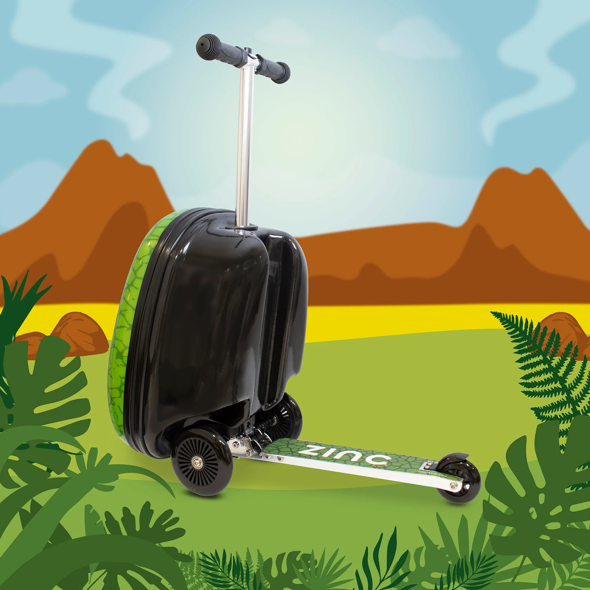 Flyte Midi 18 Inch Darwin the Dino Scooter Suitcase - Image 6