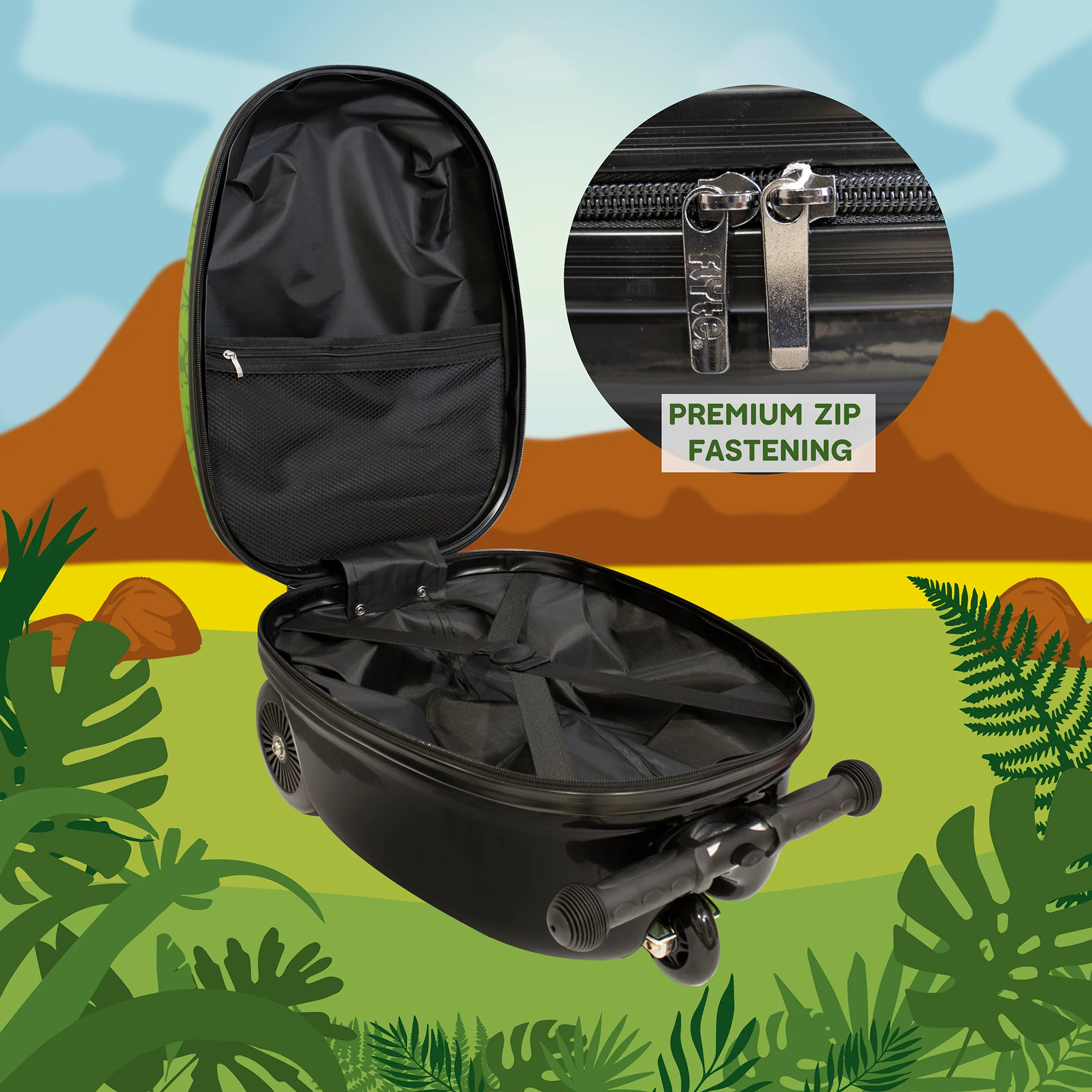 Flyte Midi 18 Inch Darwin the Dino Scooter Suitcase - Image 8