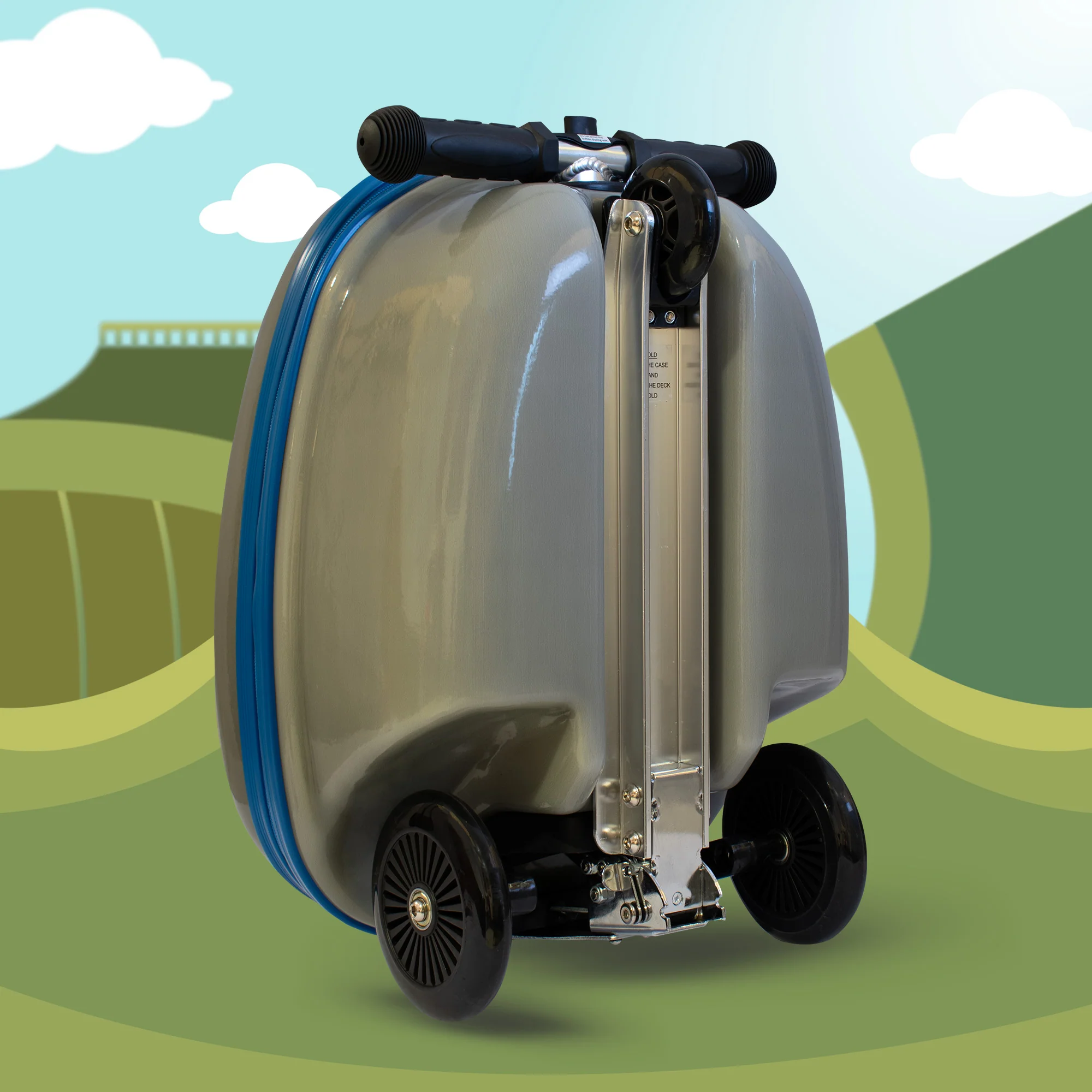 Flyte Midi 18 Inch Eddie the Elephant Scooter Suitcase - Image 5