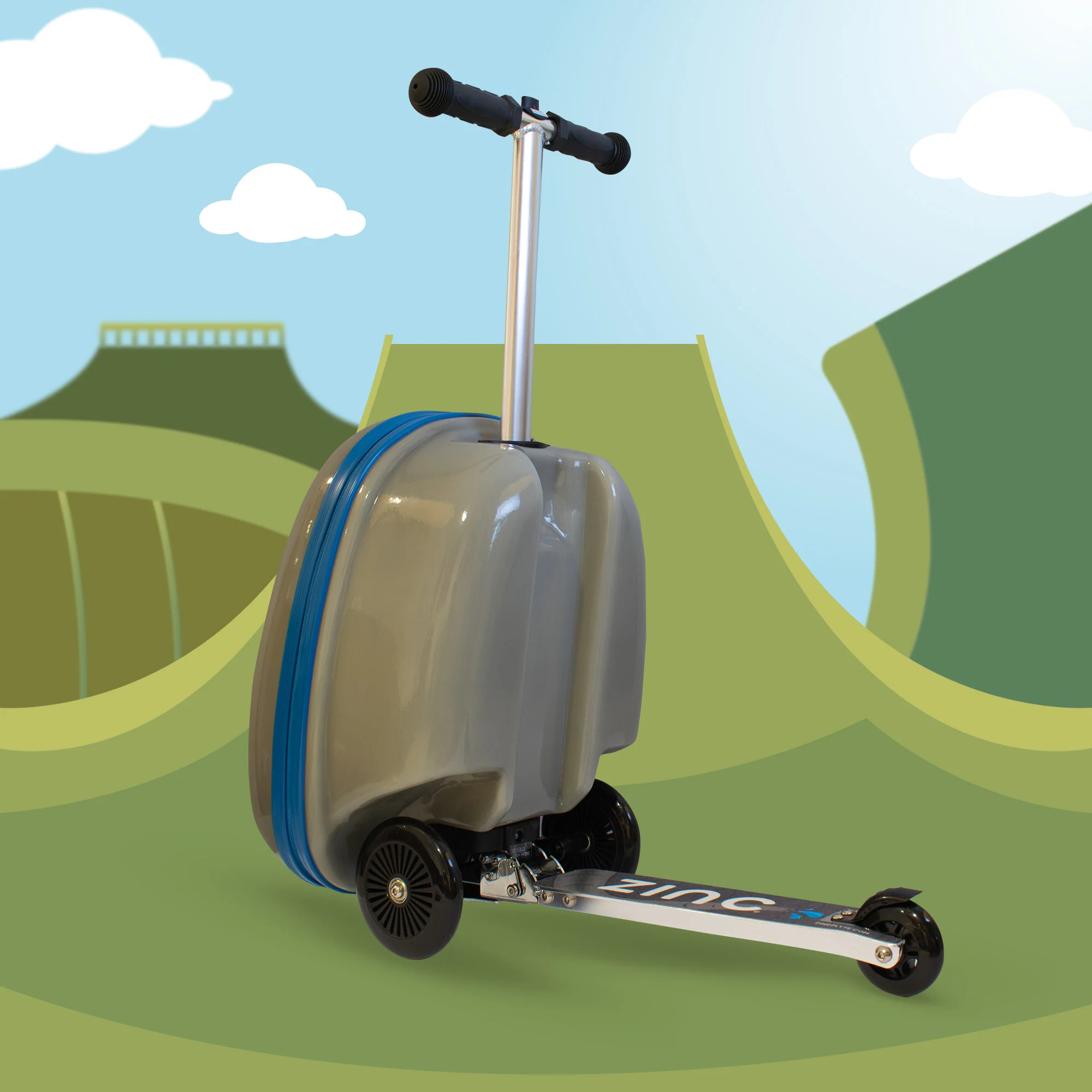 Flyte Midi 18 Inch Eddie the Elephant Scooter Suitcase - Image 7