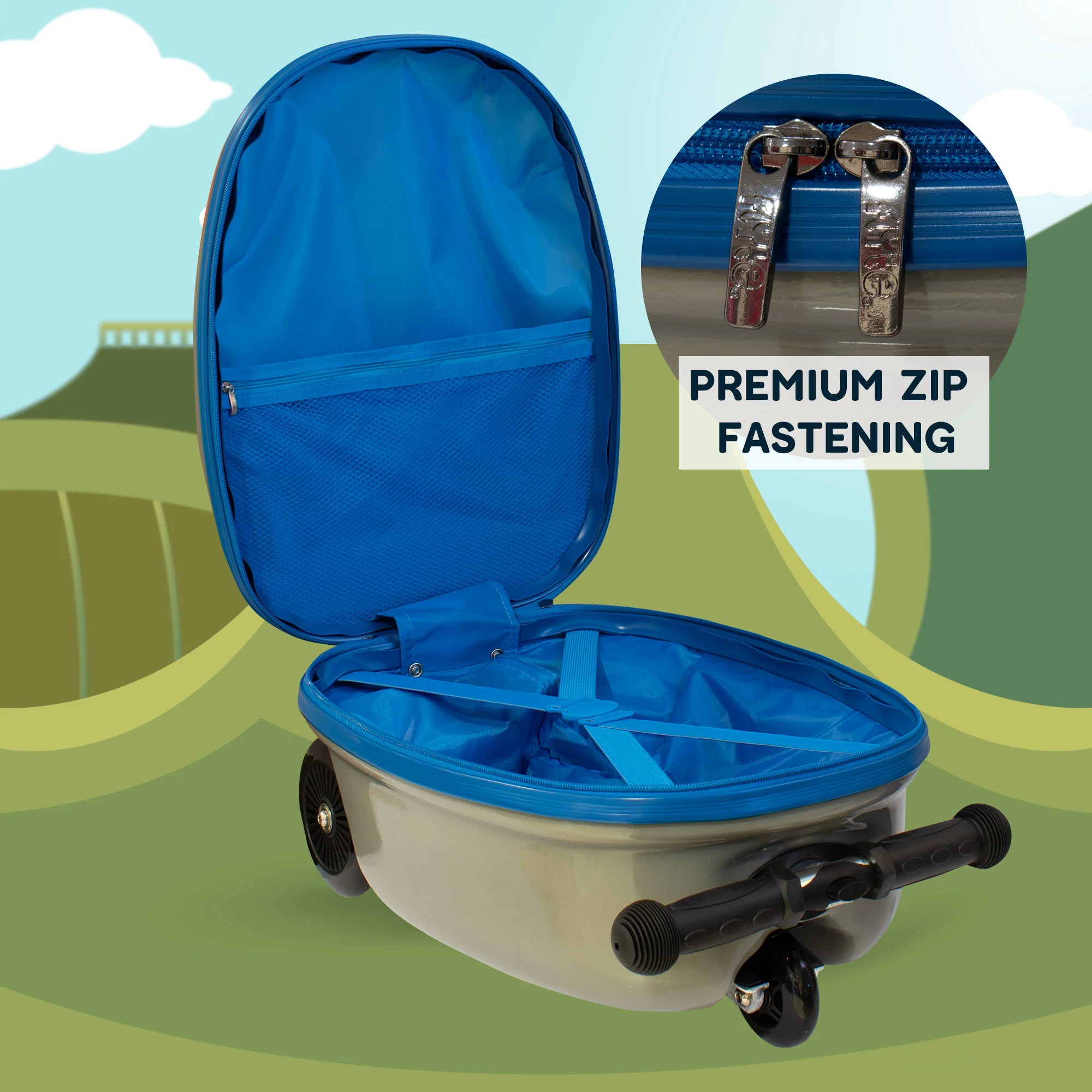 Flyte Midi 18 Inch Eddie the Elephant Scooter Suitcase - Image 8