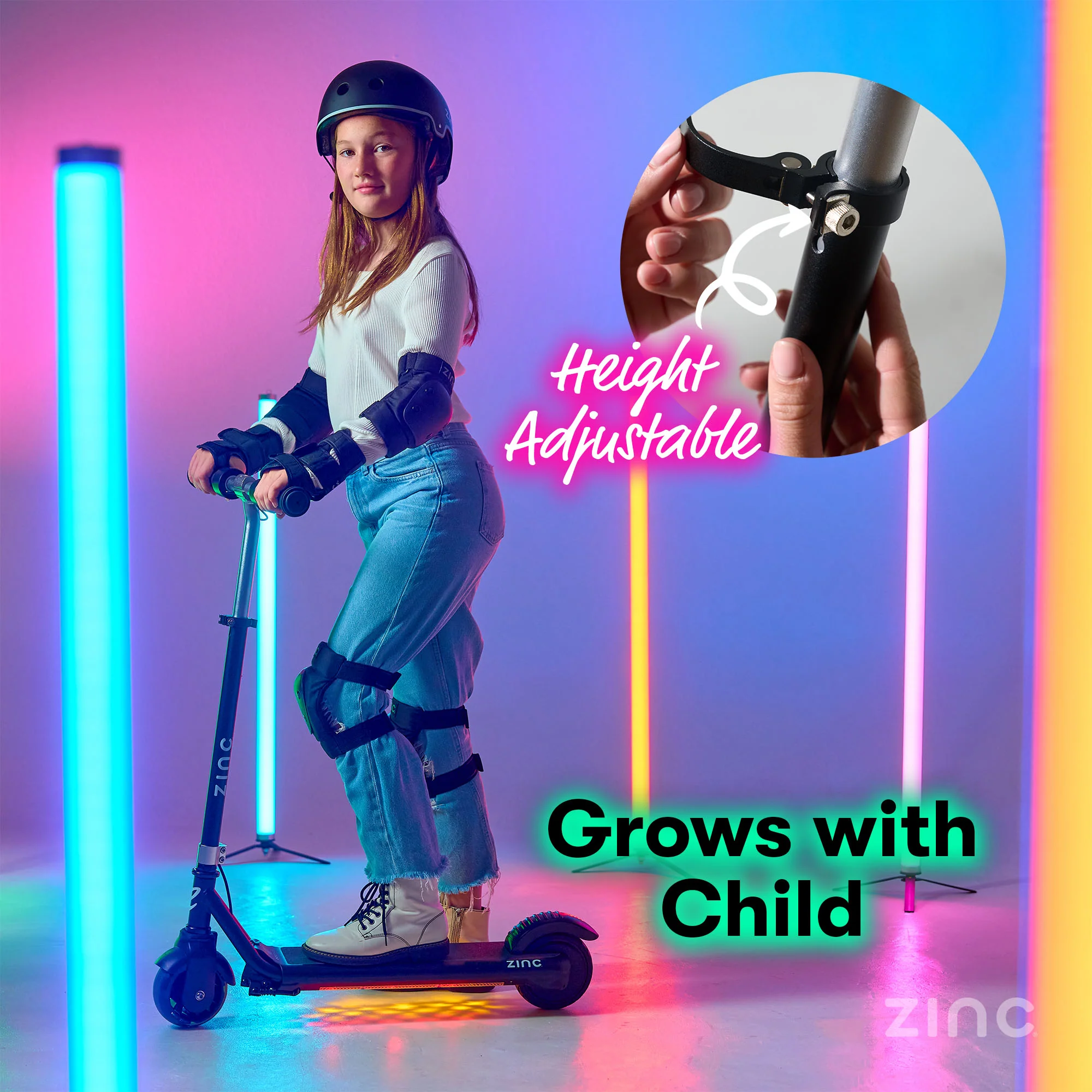 Zinc Formula E Scout Kids Electric Scooter - Image 4