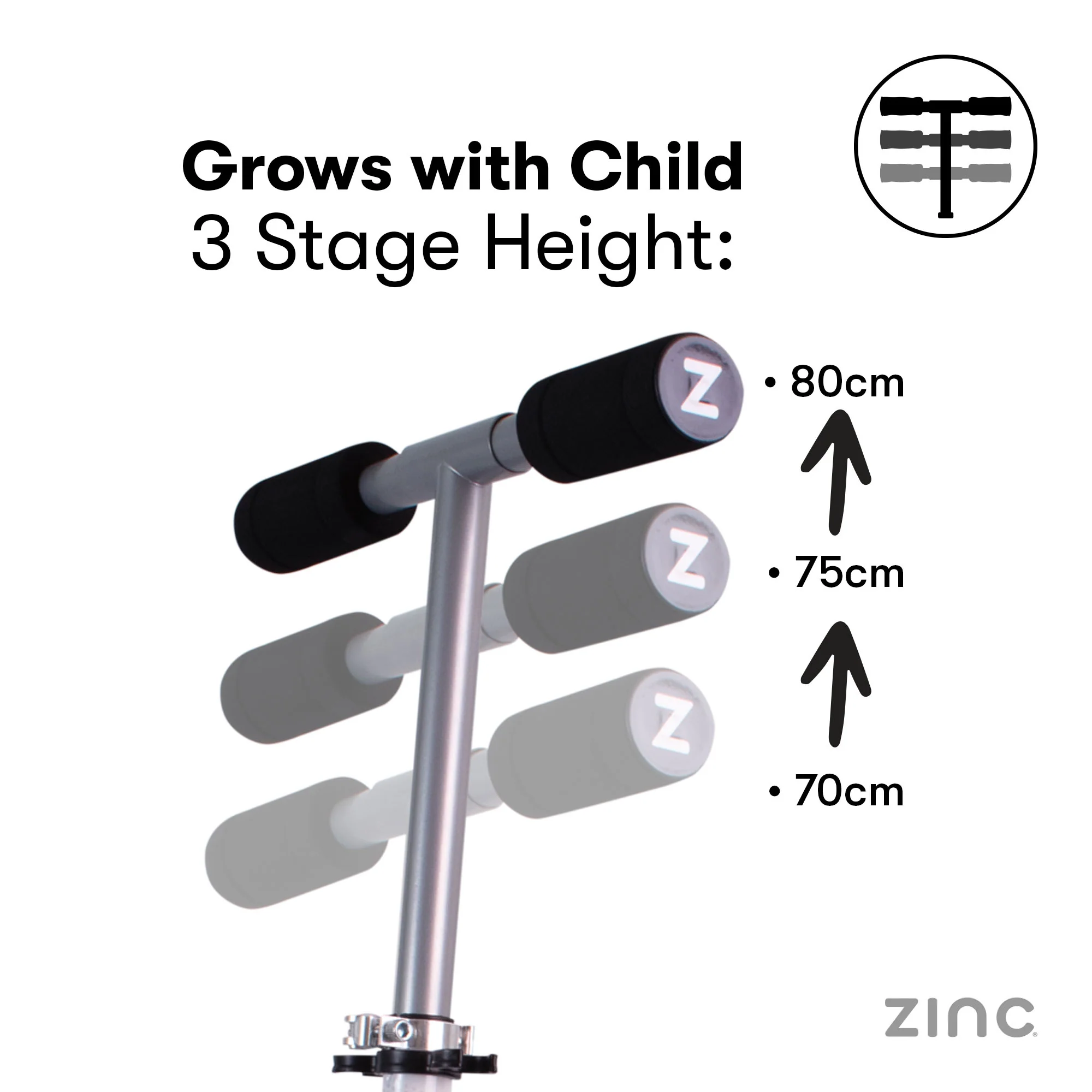 Zinc Rider Folding Scooter with Light Up Wheels - Image 3