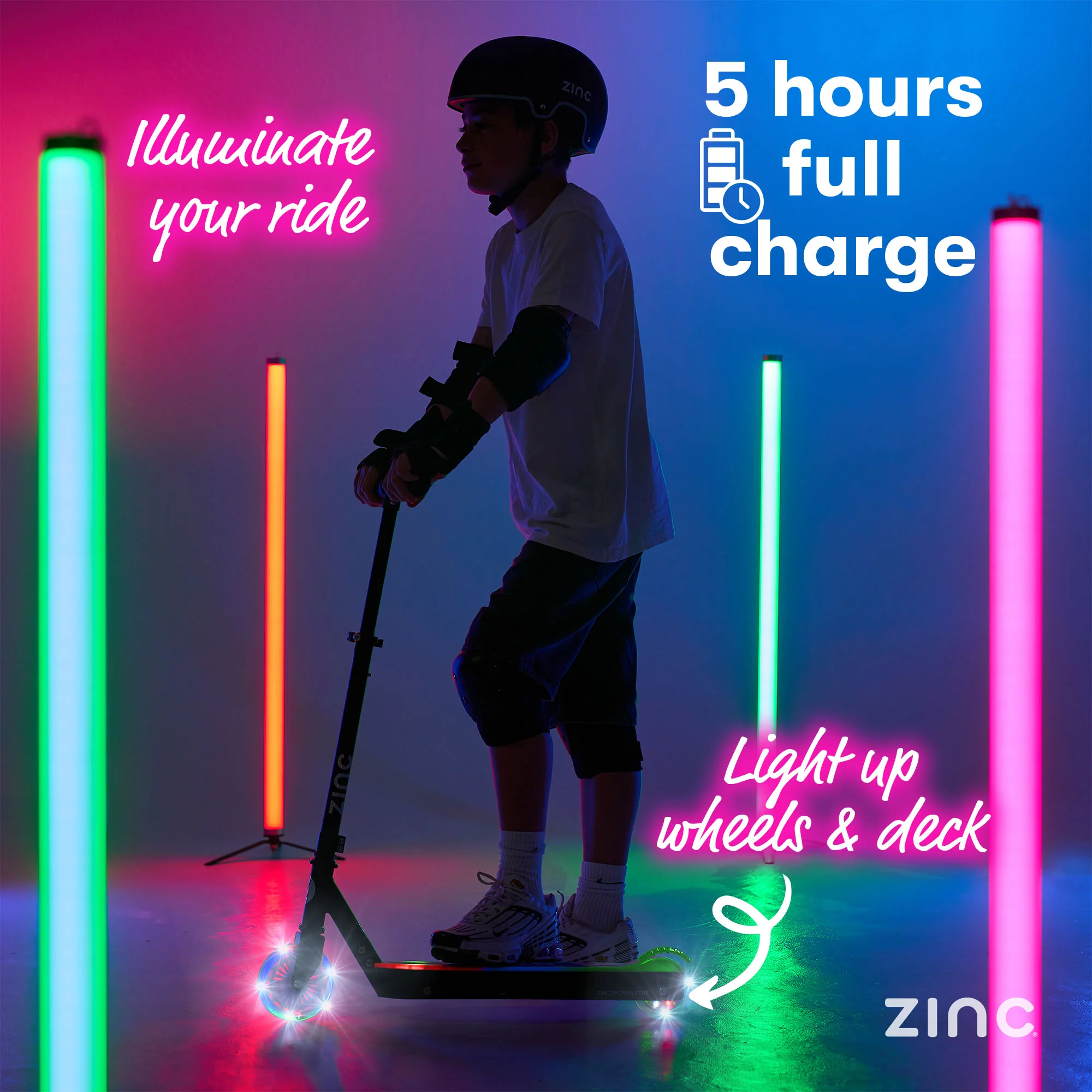 Zinc Spirit Kids Electric Scooter - Image 4