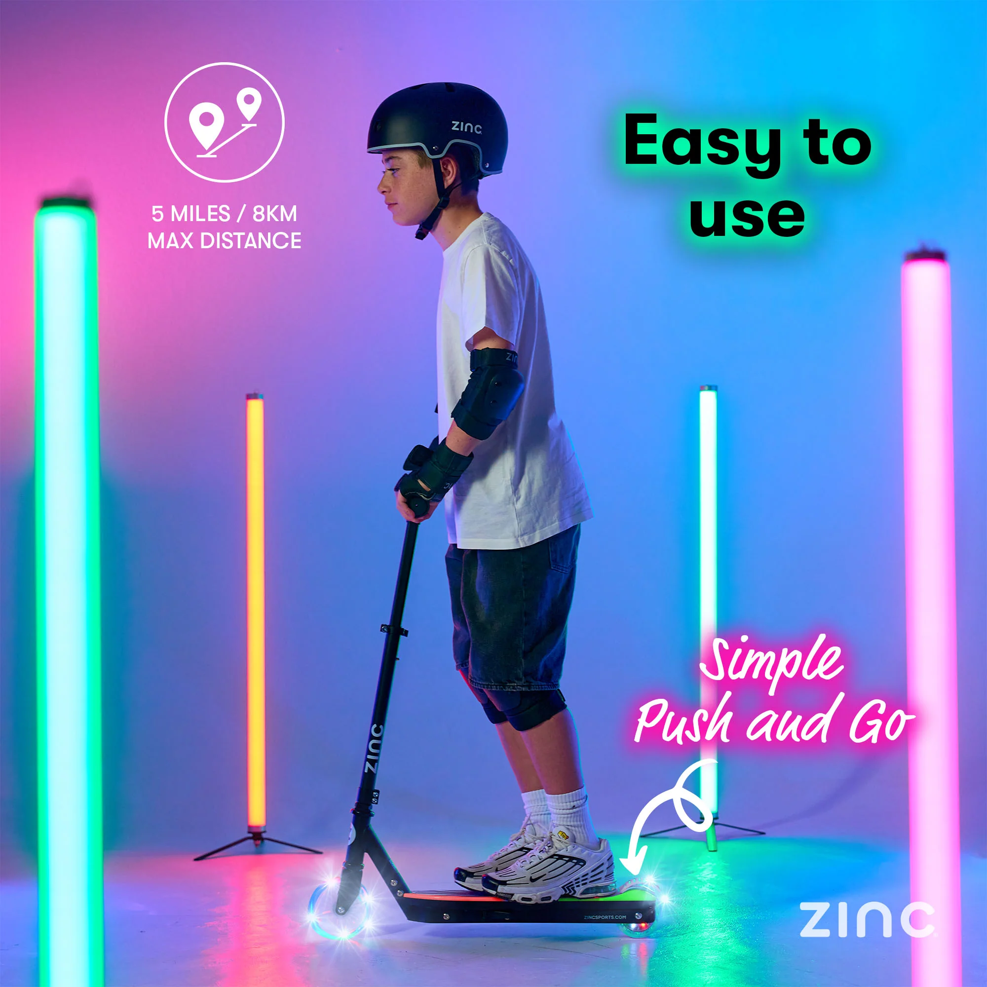 Zinc Spirit Kids Electric Scooter - Image 6