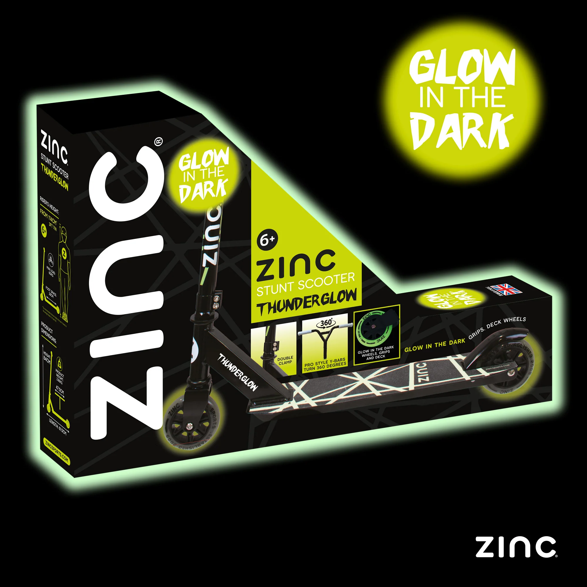 Zinc Thunderglow Stunt Scooter - Image 10