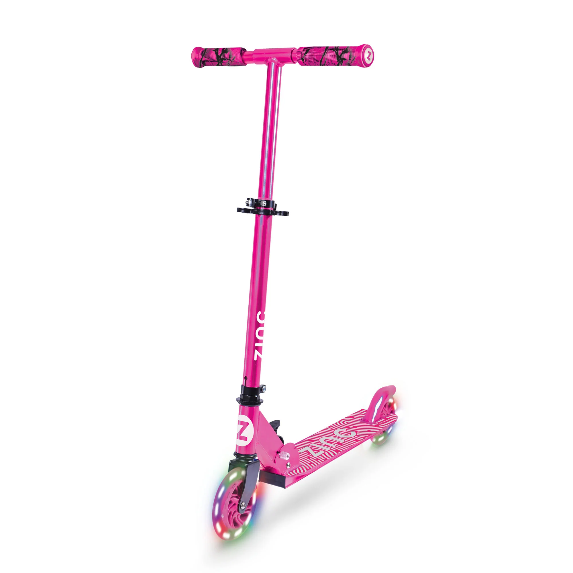 Zinc Two Wheeled Folding Light Up Identity Scooter - Image 13