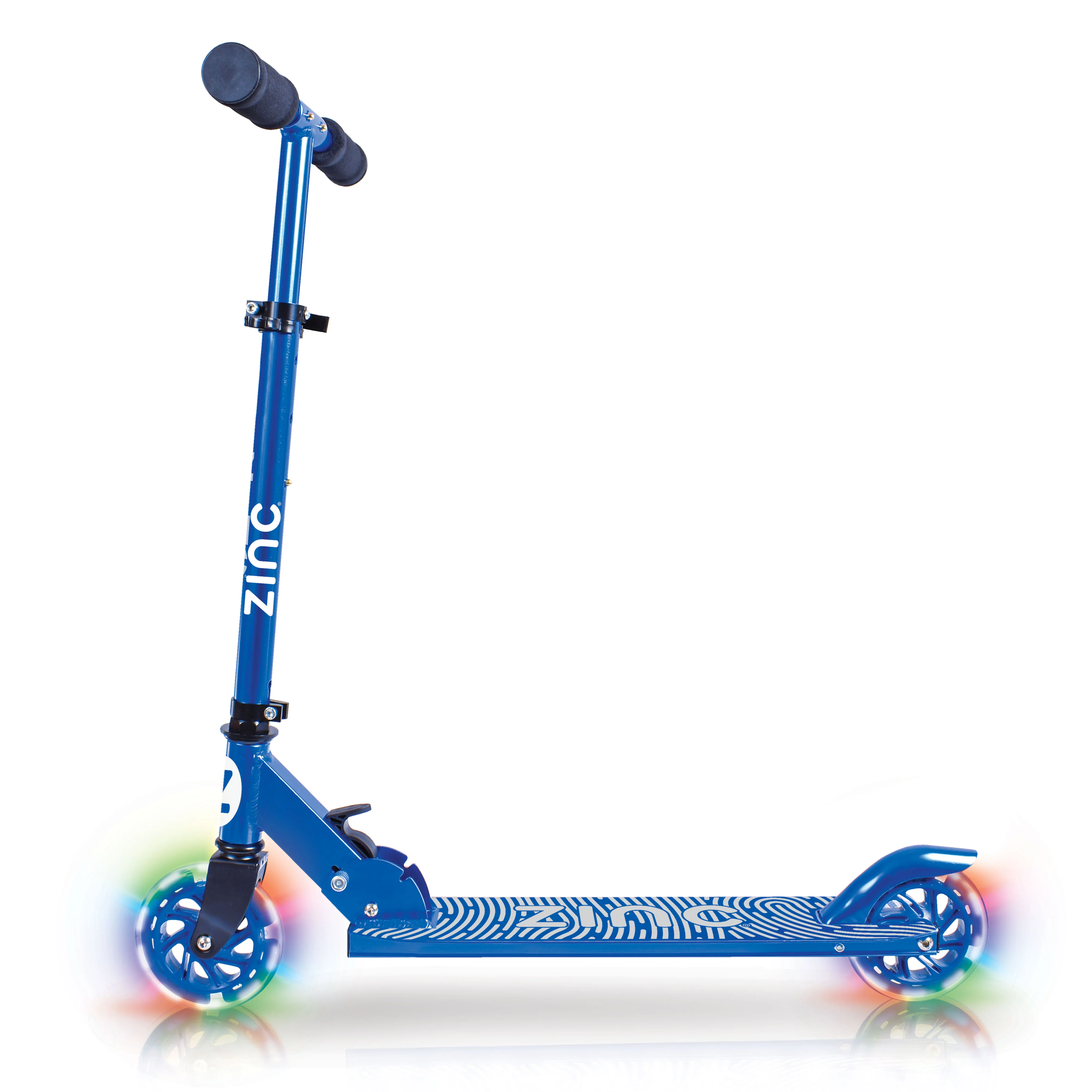 Zinc Two Wheeled Folding Light Up Identity Scooter - Image 23
