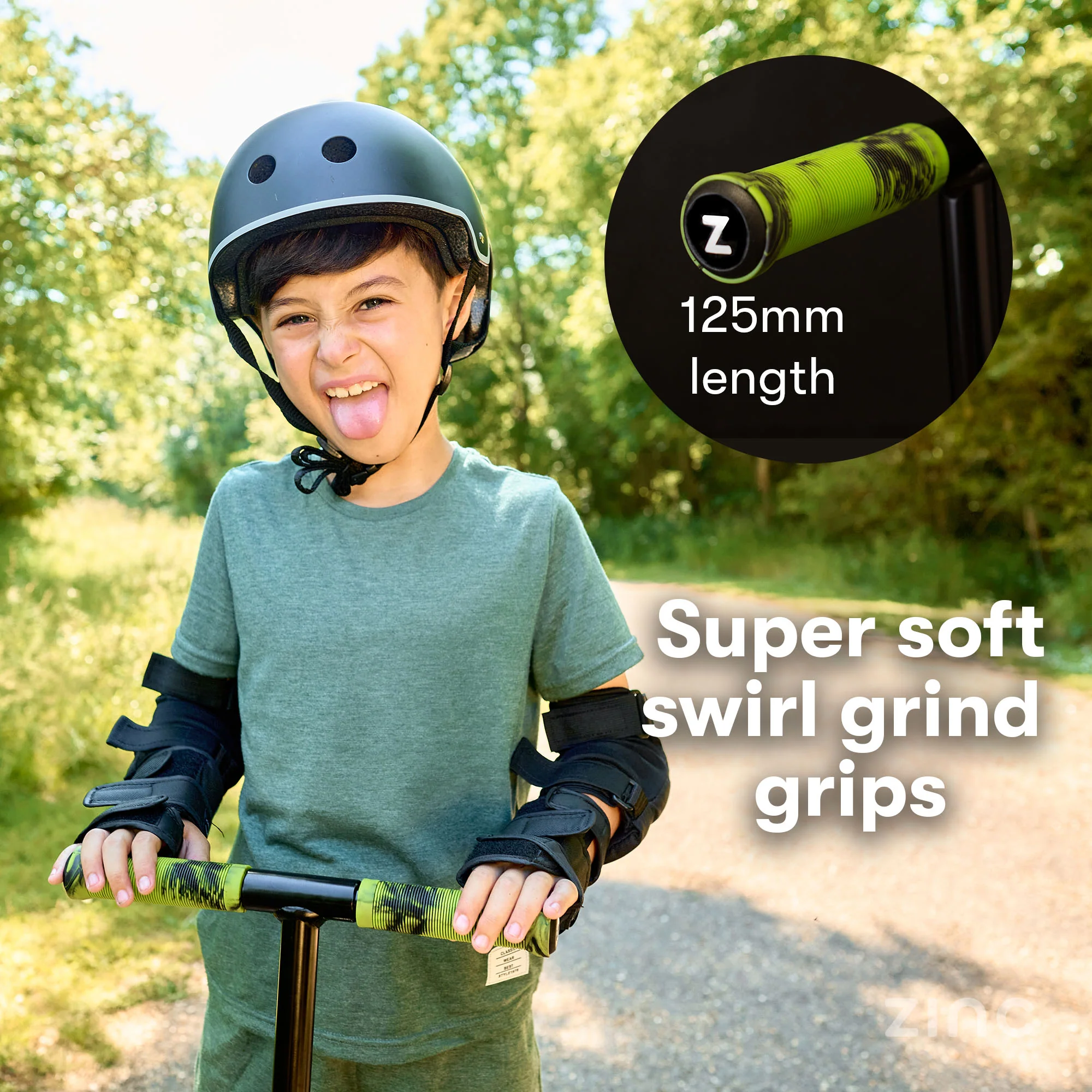 Zinc Two Wheeled Folding Light Up Identity Scooter - Image 9